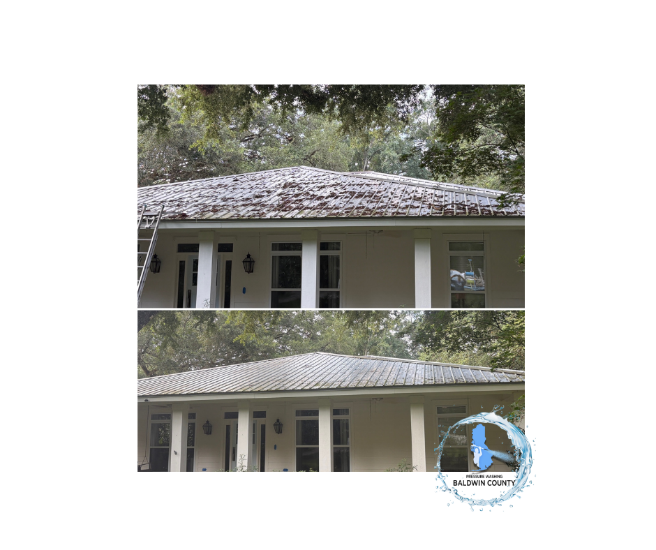 Baldwin County’s Top House Washing Company recently completed a comprehensive exterior cleaning project on a beautiful home in Fairhope, Alabama.
